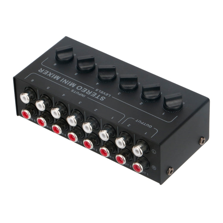 Controller mixer passivo a 6 canali con hub audio stereo, CX600 Controller mixer passivo a 6 canali con hub audio stereo, CX600